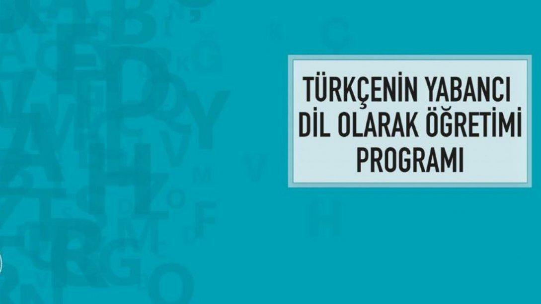 Türkçenin Yabancı Dil Olarak Öğretimi Programı